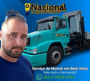 Caminhão Munck em Bela Vista