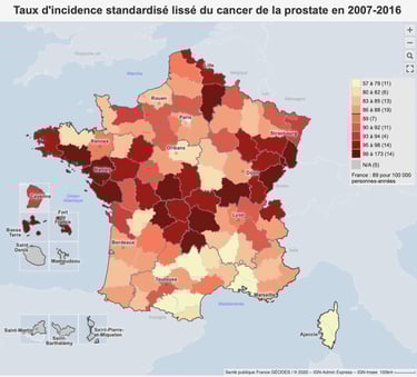 PESTICIDES SANTÉ CANCERS CARTE