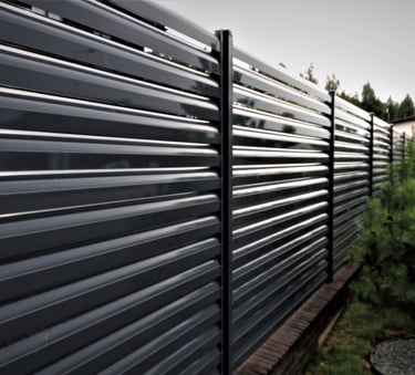 a fenced in area with a fence and a fence