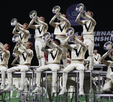 A link to the drum corps project page on bandScores