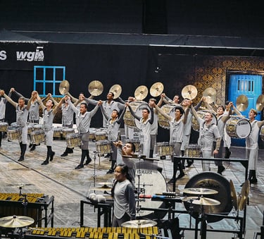 A link to the percussion & winds project page on bandScores