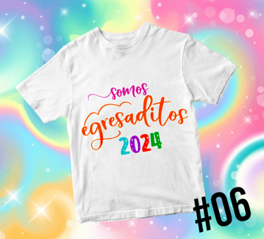 Remera para egresaditos de Jardin de Infantes