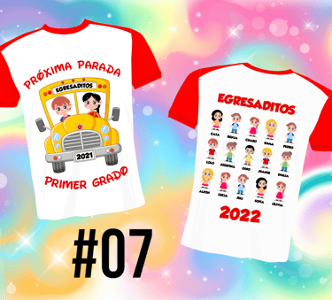 Remera para egresaditos de Jardin de Infantes