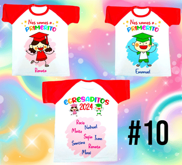 Remera para egresaditos de Jardin de Infantes