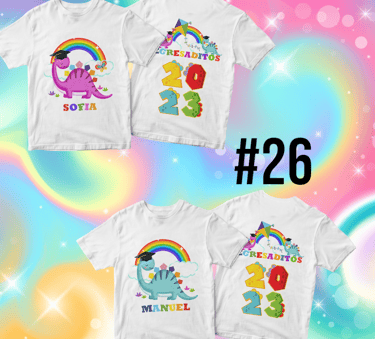 Remera para egresaditos de Jardin de Infantes