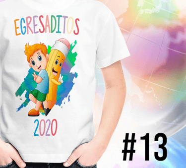 Remera para egresaditos de Jardin de Infantes