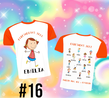 Remera para egresaditos de Jardin de Infantes