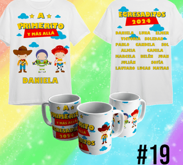 Remera para egresaditos de Jardin de Infantes