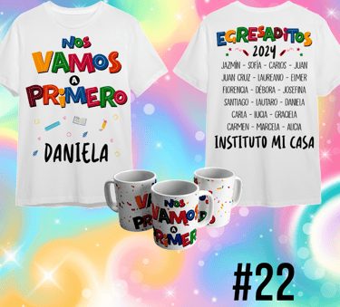 Remera para egresaditos de Jardin de Infantes