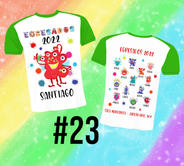 Remera para egresaditos de Jardin de Infantes
