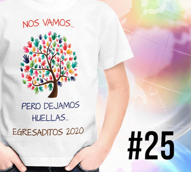 Remera para egresaditos de Jardin de Infantes