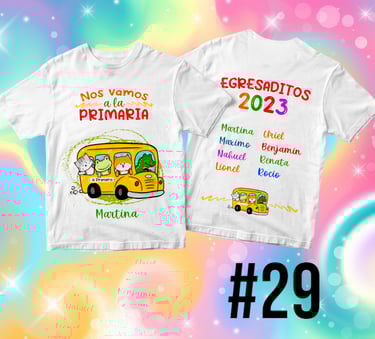 Remera para egresaditos de Jardin de Infantes