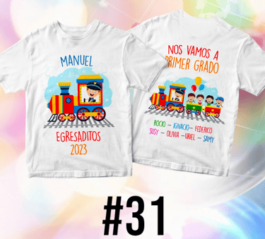 Remera para egresaditos de Jardin de Infantes