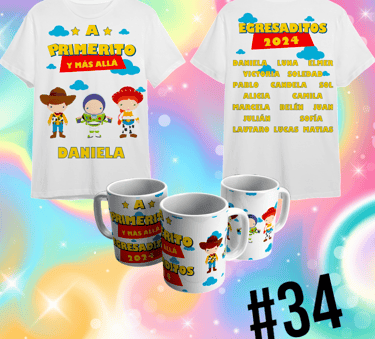 Remera para egresaditos de Jardin de Infantes