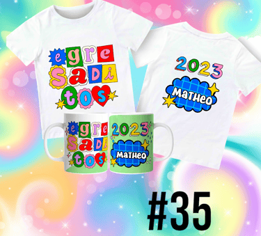 Remera para egresaditos de Jardin de Infantes