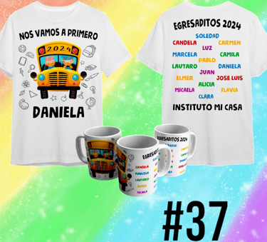 Remera para egresaditos de Jardin de Infantes