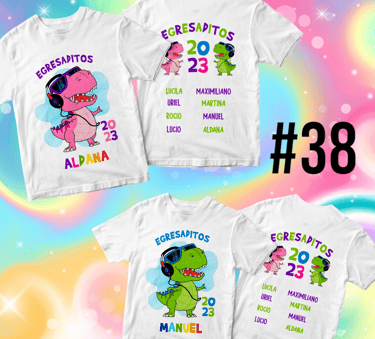 Remera para egresaditos de Jardin de Infantes