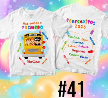 Remera para egresaditos de Jardin de Infantes