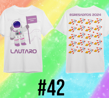 Remera para egresaditos de Jardin de Infantes