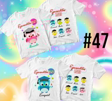 Remera para egresaditos de Jardin de Infantes