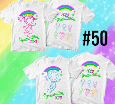 Remera para egresaditos de Jardin de Infantes