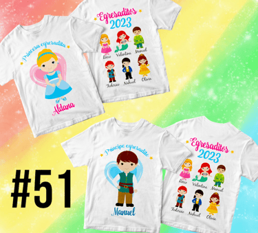 Remera para egresaditos de Jardin de Infantes