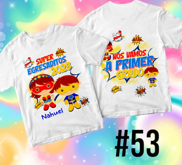 Remera para egresaditos de Jardin de Infantes