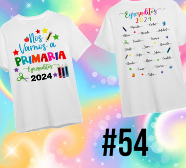 Remera para egresaditos de Jardin de Infantes