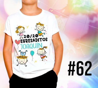 Remera para egresaditos de Jardin de Infantes