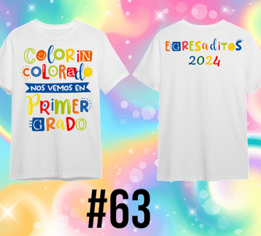 Remera para egresaditos de Jardin de Infantes