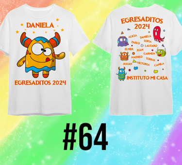 Remera para egresaditos de Jardin de Infantes