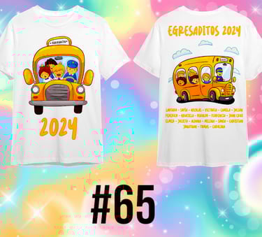 Remera para egresaditos de Jardin de Infantes