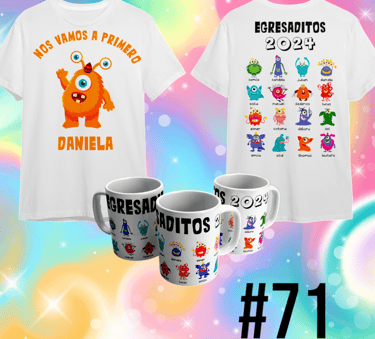 Remera para egresaditos de Jardin de Infantes