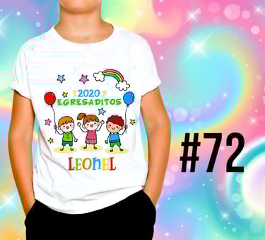 Remera para egresaditos de Jardin de Infantes