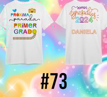 Remera para egresaditos de Jardin de Infantes