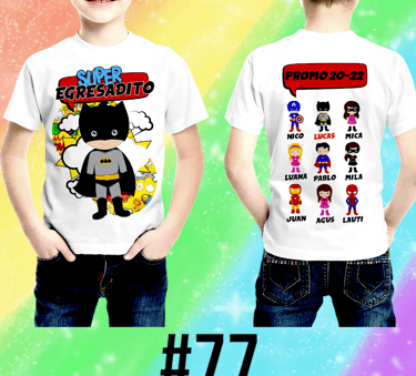 Remera para egresaditos de Jardin de Infantes