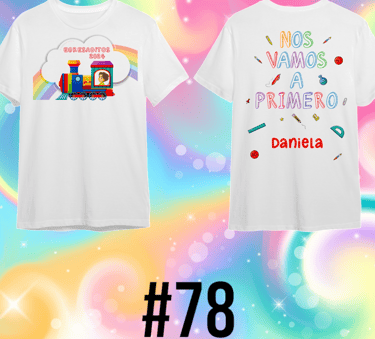 Remera para egresaditos de Jardin de Infantes