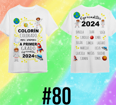 Remera para egresaditos de Jardin de Infantes
