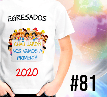 Remera para egresaditos de Jardin de Infantes