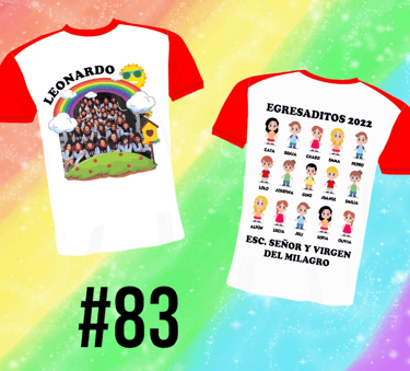 Remera para egresaditos de Jardin de Infantes