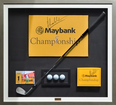 Dynamic frame to honor your dedication and create a lasting connection between your love for golf and your living space.