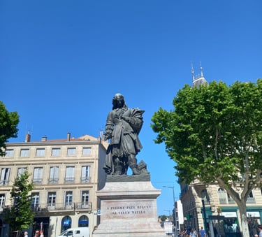 La statue de Pierre Paul Riquet