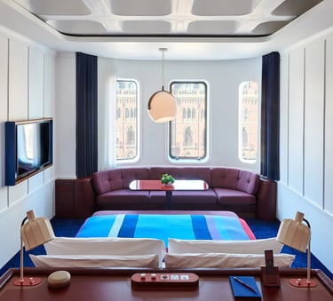 the standard hotels's luxurious bedroom