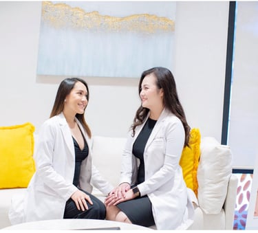 two professional women posing