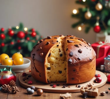 panetone de chocolate