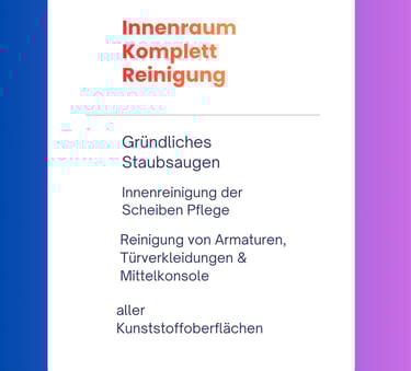 Paketpreise für Autoaufbereitung in Linz und Umgebung – Innen- und Außenreinigung