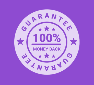 100% Money Back Guarantee