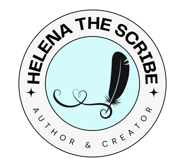 Logo for Helena The Scribe aka Helena Thompson - Author & Content Creator