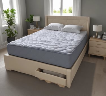 Double Divan Bed with Mattress affiliate link.