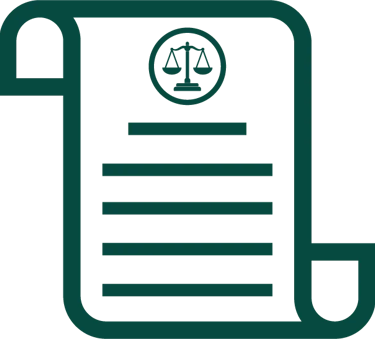 ícone contrato simbolizando compromisso 